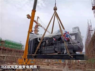 300KW上(shàng)柴柴油發電機 供貨